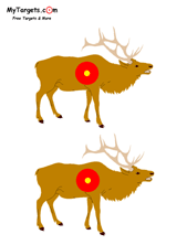 Vida-como alvo Elk