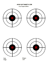 Mytargets Com Free Targets That Print In Pdf Format