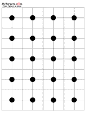 1/2 Inch Circle Targets