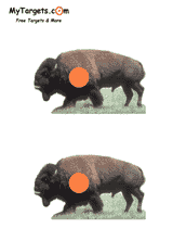 Life-like Target Bison.